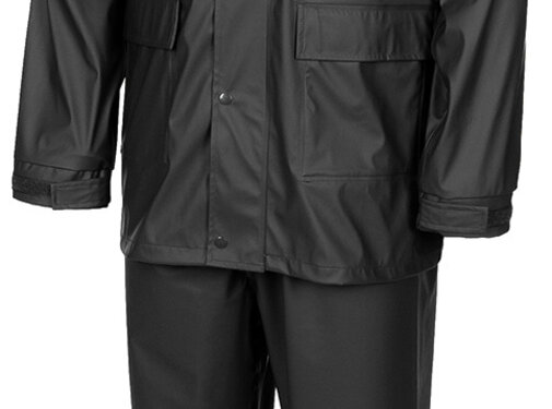 MFH MFH - Costume de pluie  -  "Premium"  -  2 pièces  -  Noir