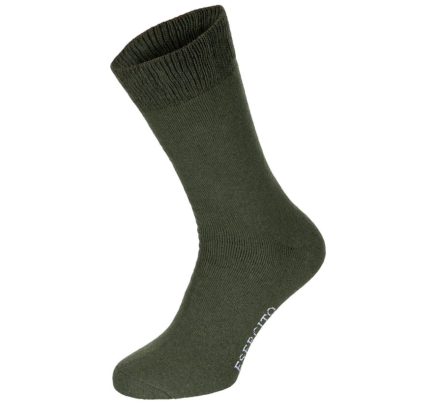 MFH - Chaussettes  -  "Esercito"  -  Olive  -  demi-long  -  Pack de 3