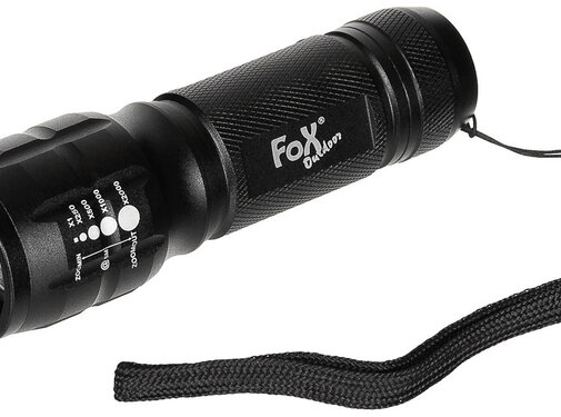 Fox Outdoor Fox Outdoor - Zaklamp - Mini - 3 Watt - Focus