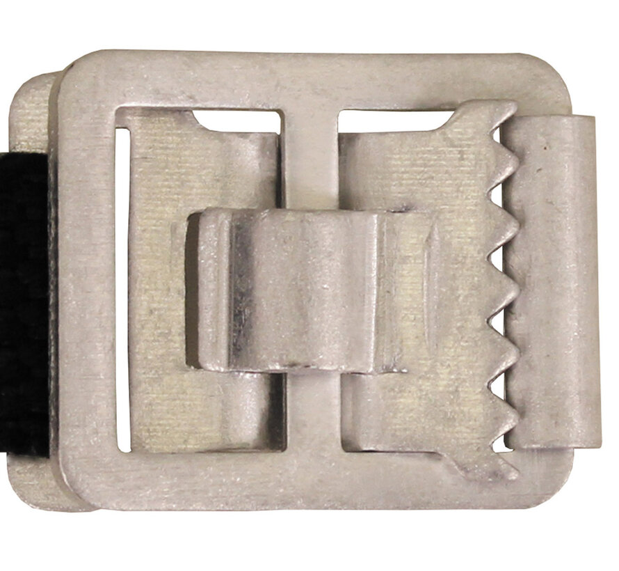 MFH - Ceinture d'emballage BW  -  avec boucle  -  Noir  -  env. 60 cm