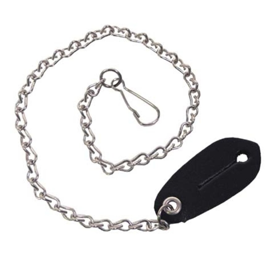 MFH - Gliederkette -  Karabiner/Leder