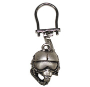 MFH MFH - Sleutelhanger  -  Metaal  -  Pilotenhelm  -  Zilver