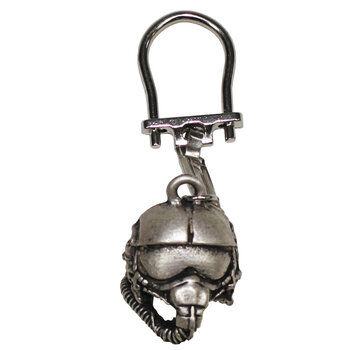 MFH MFH - Schlüsselanhänger -  Metall -   -  Pilotenhelm -  silber