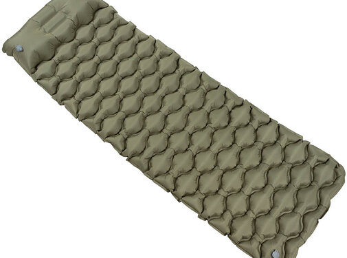 Fox Outdoor Fox Outdoor - Matelas de sol - gonflable - avec tête de lit - Olive