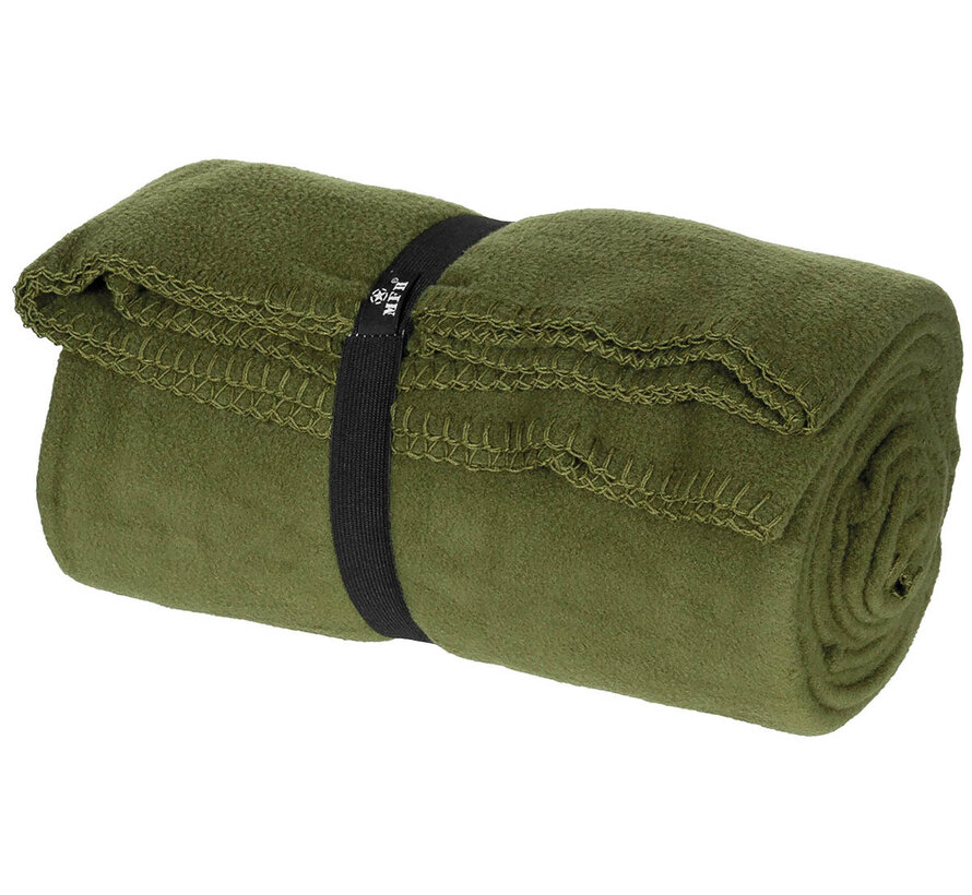 MFH - Couverture polaire  -  Olive  -  env. 200 x 150 cm  -