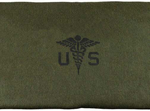 MFH MFH - Amerikaanse wollen deken  -  "Medical"  -  Legergroen  -  ca. 225 x 155 cm