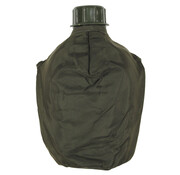 MFH MFH - Plastikfeldflasche -  oliv -  neu -  1 l -  mit österr. Hülle neuw.