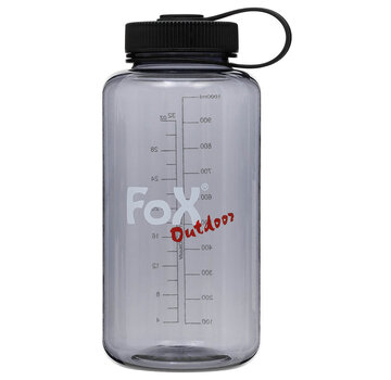 Fox Outdoor Fox Outdoor - Fles  -  Wijde hals  -  Titanium  -  Grijs  -  1 l  -