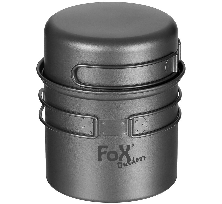 Fox Outdoor - Kochgeschirr -  Titan -  Topf -  Pfanne