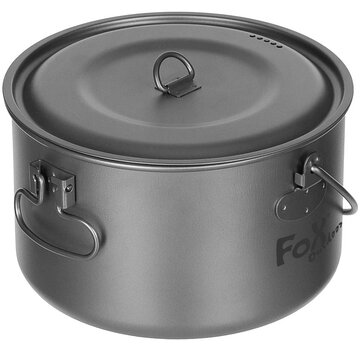 Fox Outdoor Fox Outdoor - Pot  -  Titane  -  avoir un succès fou  -  avec couvercle  -  environ 1  -  95 l