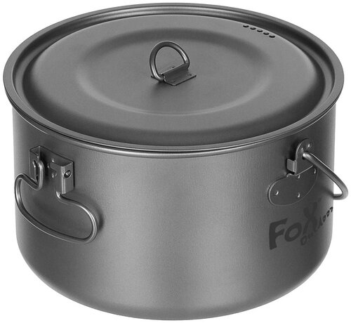 Fox Outdoor Fox Outdoor - Pot  -  Titanium  -  Groot  -  Met Deksel  -  ca. 1  -  95 l