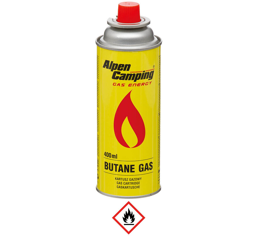 MFH - Cartouche de gaz à soupape  -  Butane  -  220 g  -  (400 ml)