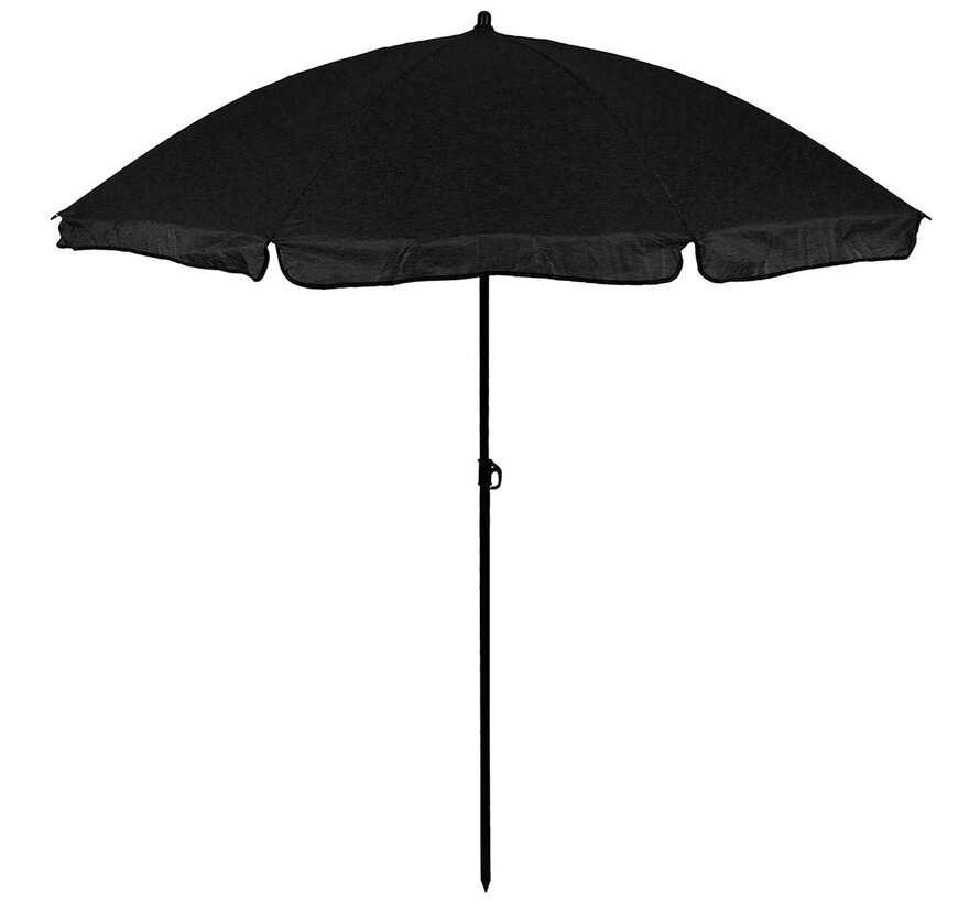 MFH - Parasol  -  Noir  -  Diamètre 180 cm