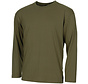 MFH - US Shirt -  langarm -  oliv -  170 g/m²