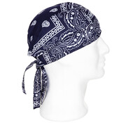 MFH MFH - Headwrap -  paisley-navyblau