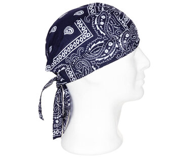 MFH MFH - Enveloppage de tête  -  bleu paisley-marine