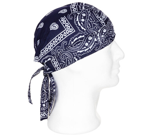 MFH MFH - Enveloppage de tête  -  bleu paisley-marine