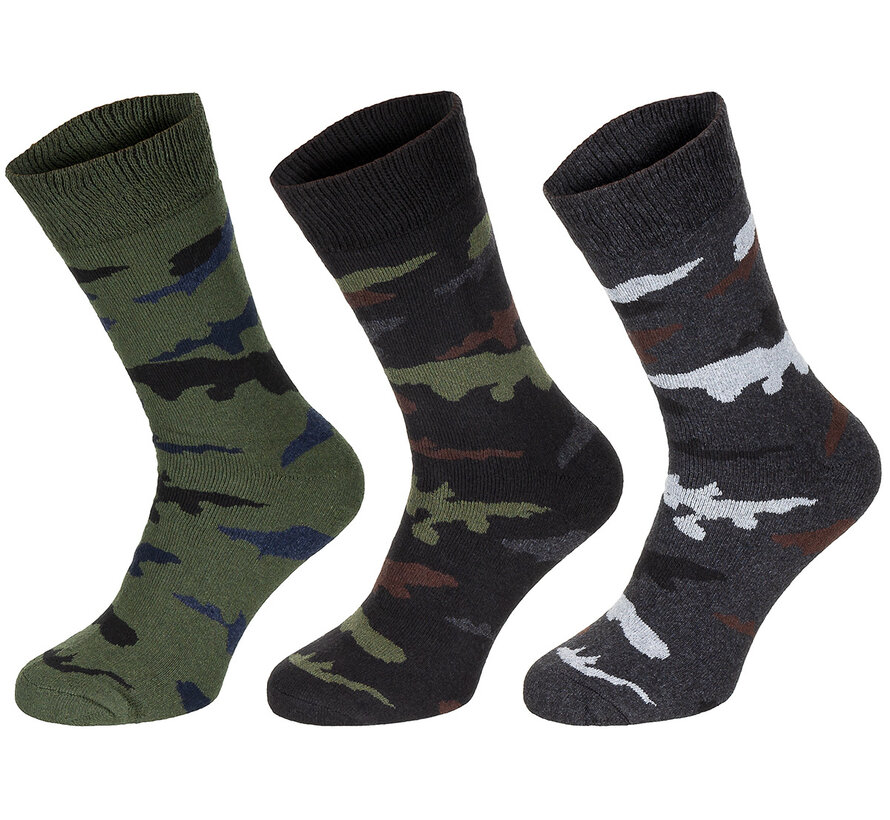 MFH - Sokken  -  "Esercito"  -  Camo  -  Halflang  -  Pak van 3