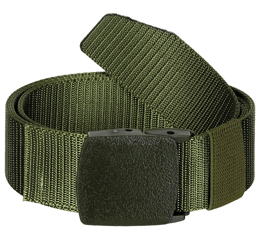 MFH - Ceinture  -  "Tactical"  -  Olive  -  environ 3  -  8 cm