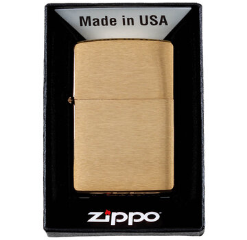 MFH MFH - Briquet  -  Zippo  -  "Brushed Brass"  -  Vides