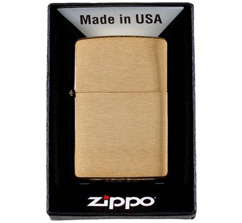 MFH MFH - Briquet  -  Zippo  -  "Brushed Brass"  -  Vides