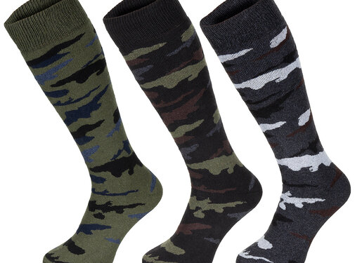 MFH MFH - Chaussettes d'hiver - "Esercito" - Tarn - longtemps - Pack de 3