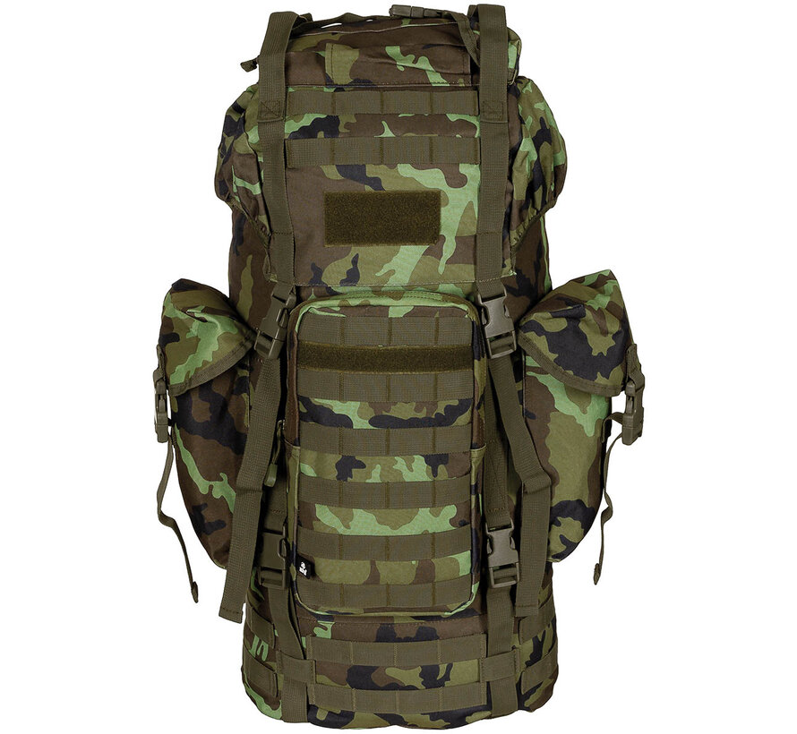 MFH - Bundeswehr Gevechtsrugzak  -  "MOLLE"  -  65 l  -  Aluminium versteviging  -  M95 CZ Camouflage