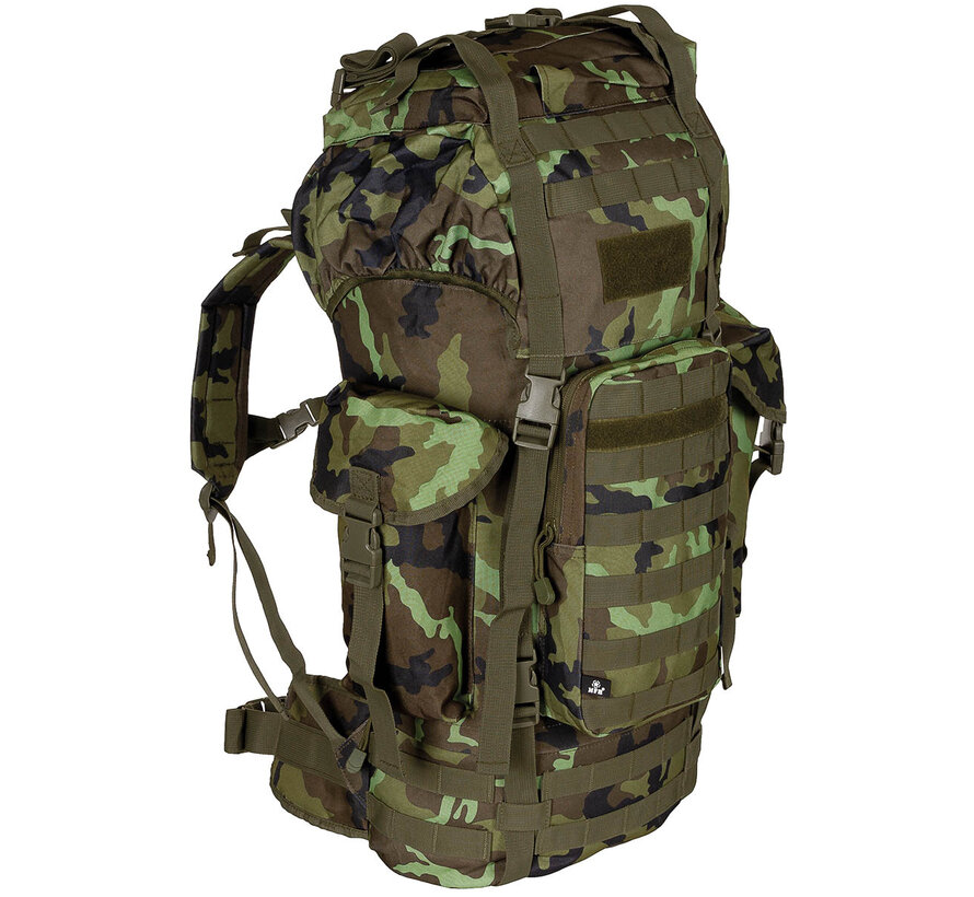 MFH - BW Kampfrucksack -  "MOLLE" -  65 l -  Alu-Ausst. -  M95 CZ tarn