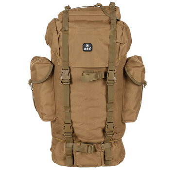 MFH MFH - BW Kampfrucksack - 65 l - - Alu-Aussteifung - coyote tan