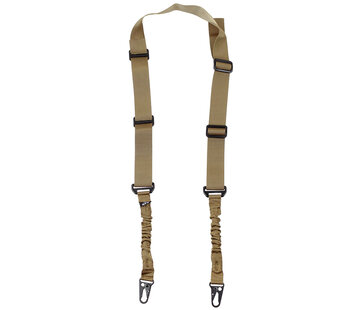 MFH MFH - Sangle élastique  -  2 points  -  bronzage coyote  -