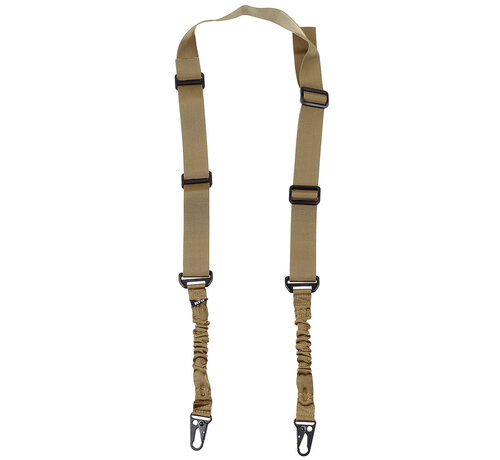 MFH MFH - Sangle élastique  -  2 points  -  bronzage coyote  -