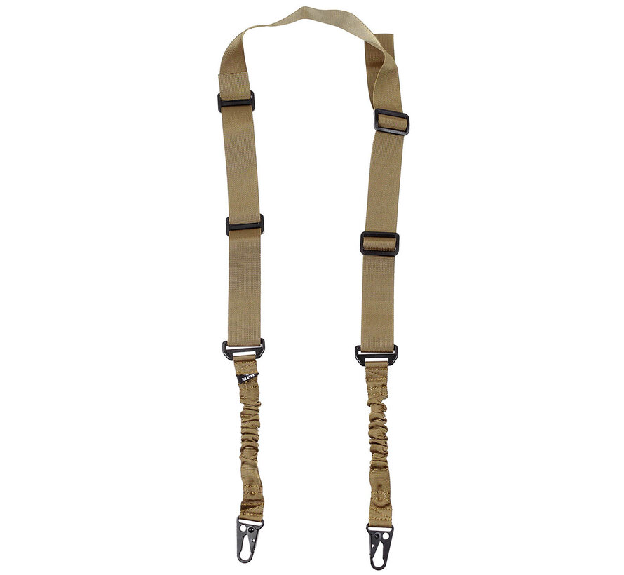 MFH - Bungee-Tragegurt -  2-Punkt -   -  coyote tan