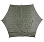MFH - Bâche  -  "Hexagon-Tarp"  -  Olive  -  env. 340 x 310 cm