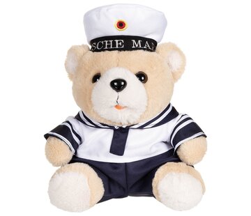 MFH MFH - Teddybär -  "Marine" -  mit Anzug und Kappe -  ca. 28 cm