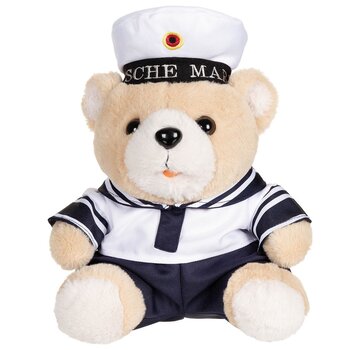MFH MFH - Teddybär -  "Marine" -  mit Anzug und Kappe -  ca. 28 cm