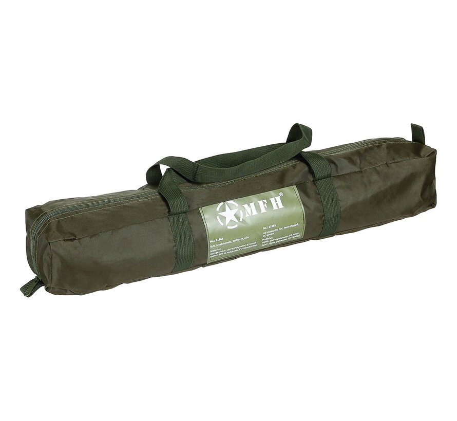 MFH Outdoor  - GB Klamboe  -   Muskietennet  -  Tentvorm  -   Legergroen