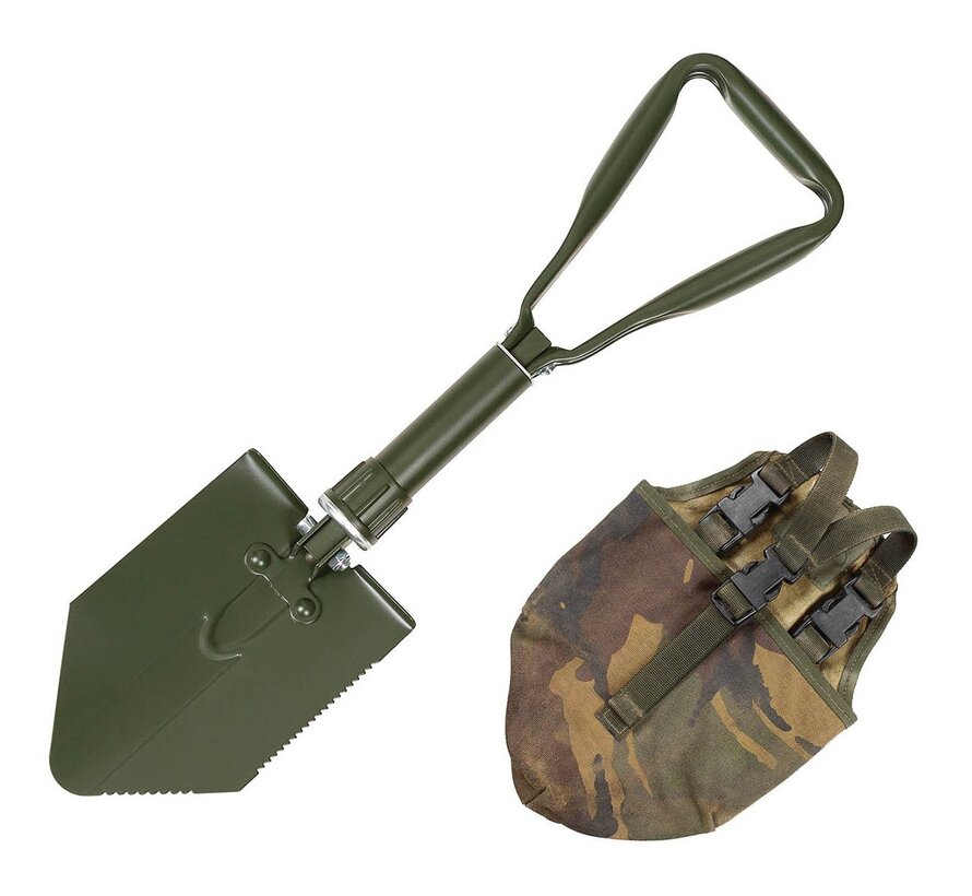 MFH - BW Klappspaten - 3-teilig - oliv - mit gebrauchter Tasche