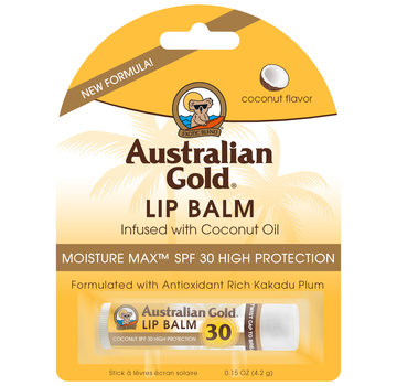 Australian Gold Lip Balm Stick - Nawilżający balsam do ust z filtrem ochronnym SPF 30, 4,2 g