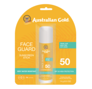 Australian Gold Face Guard Stick - Poręczny sztyft przeciwsłoneczny do twarzy SPF 50, 14 g