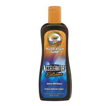 Australian Gold Accelerator Extreme - Przyspieszacz opalania z bronzerami dla natychmiastowej ciemnej opalenizny 250 ml