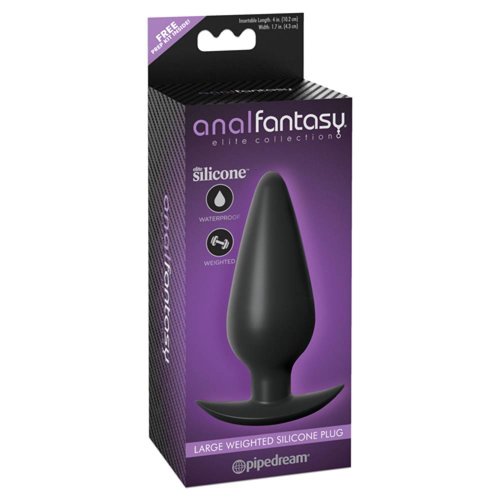 Anal Fantasy Beschwerter Analplug aus Silikon - groß Anal Fantasy Beschwerter Analplug aus Silikon - groß