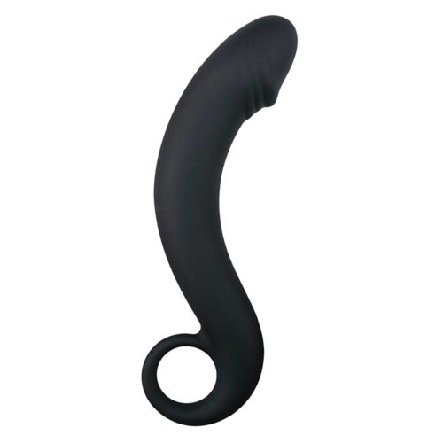 Easytoys Anal Collection Schwarzer Prostata-Dildo aus Silikon Easytoys Anal Collection Schwarzer Prostata-Dildo aus Silikon