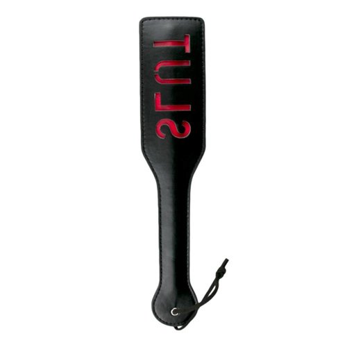 Easytoys Fetish Collection Schwarze Lederklatsche - Slut Easytoys Fetish Collection Schwarze Lederklatsche - Slut