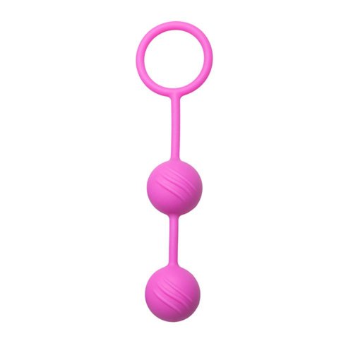 Easytoys Geisha Collection Liebeskugeln halb geriffelt in Pink Easytoys Geisha Collection Liebeskugeln halb geriffelt in Pink