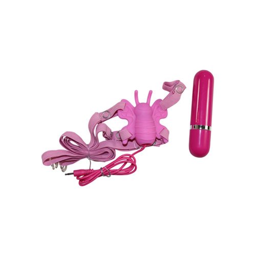You2Toys Auflegevibrator in Pink mit Bändchen You2Toys Auflegevibrator in Pink mit Bändchen