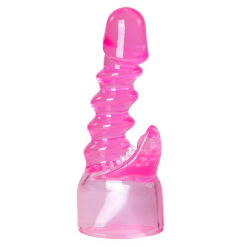 Easytoys Wand Collection Aufsatz in Pink mit Riffeln Easytoys Wand Collection Aufsatz in Pink mit Riffeln