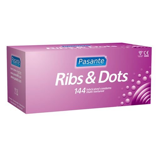 Pasante Pasante Ribs & Dots Intensity Kondome 144 Stück Pasante Pasante Ribs & Dots Intensity Kondome 144 Stück