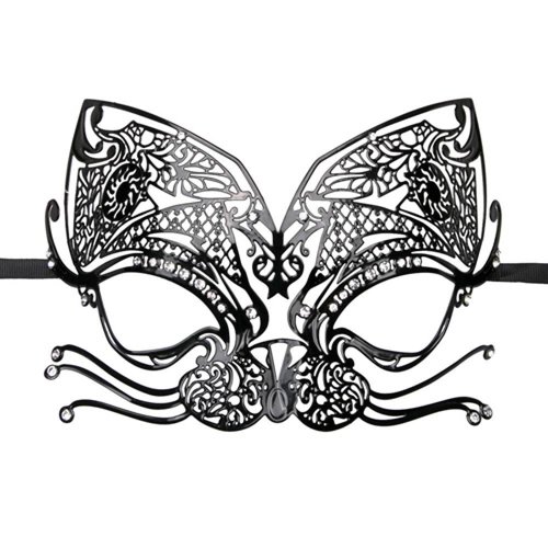 Easytoys Fetish Collection EasyToys – Durchbrochene venezianische Maske in Schwarz Easytoys Fetish Collection EasyToys – Durchbrochene venezianische Maske in Schwarz