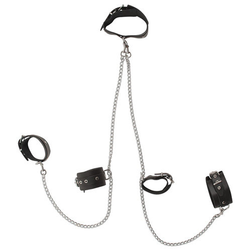 Zado Bondage Gurtzeug mit Kragen und Manschetten Zado Bondage Gurtzeug mit Kragen und Manschetten