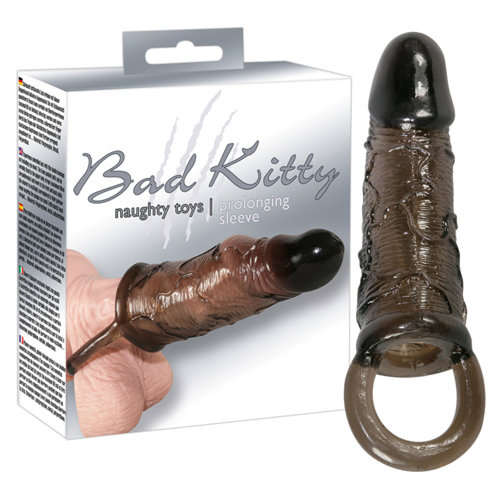 Bad Kitty Penishülle mit flexiblem Hodenring Bad Kitty Penishülle mit flexiblem Hodenring